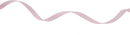 Solid Grosgrain Ribbon 25 Yard Each Roll 100% Polyester Woven Edge (1/4", Pink)