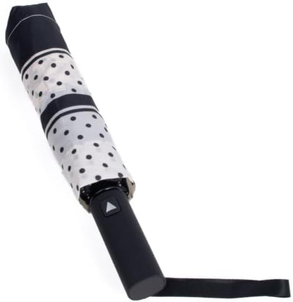 Nollia Windproof Automatic Travel Umbrella, Compact Portable with Reinforced Ribs for Sun & Rain