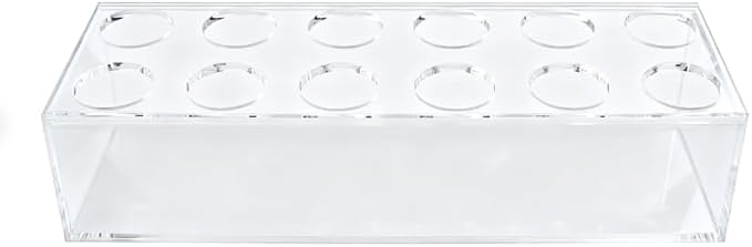 Acrylic Flower Vase Rectangular Centerpiece, 12 Inch Clear Rectangle Floral Vase for Dining Table Home Decor Wedding Party, Send from Local Warehouse