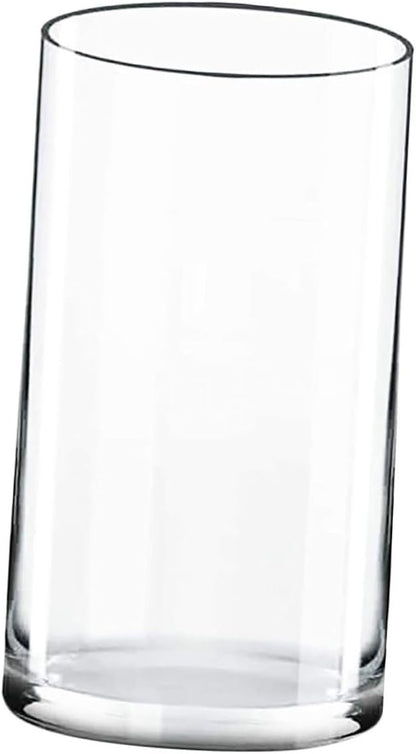 STOBAZA Transparent Glass Cylinder Flower Vase for Indoor Decoration Floral Arrangement Container Elegant Centerpieces for Home Wedding Table Display