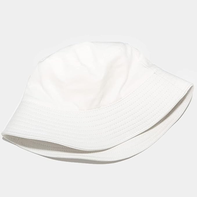 Malaxlx Unisex Bucket Hat Beach Sun Hat Aesthetic Fishing Hat for Men Women Teens, Reversible Double-Side-Wear