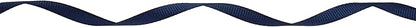 Solid Grosgrain Ribbon 25 Yard Each Roll 100% Polyester Woven Edge (1/4", Dark Blue)