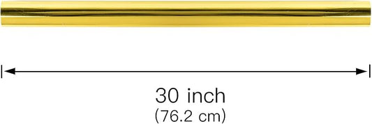 RUSPEPA Gold Metallic Wrapping Paper - 81.5 Sq Ft - Christmas Wrapping Paper Perfect for Wedding,Birthday,Christmas,Baby Show - 30 inches x 32.8 feet