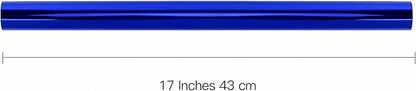 RUSPEPA Royal Blue Metallic Wrapping Paper - Solid Color Paper Perfect for Wedding, Birthday, Christmas, Baby Shower - 17 Inches X 32.8 Feet