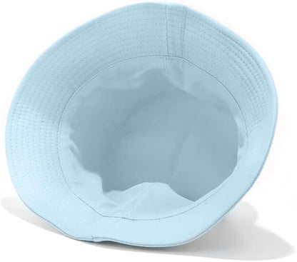 Malaxlx Unisex Bucket Hat Beach Sun Hat Aesthetic Fishing Hat for Men Women Teens, Reversible Double-Side-Wear