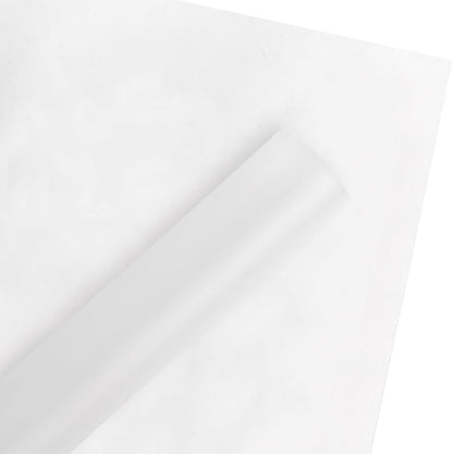 WRAPAHOLIC 20 Sheets Flower Wrapping Paper - 22.4 x 22.4 inch Pure Translucent White Water-Resistant Floral Bouquet Wrapping Paper, Florist Supplies Packaging for Wedding Birthday Gift DIY