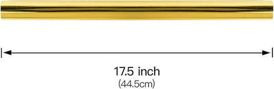 RUSPEPA Gold Metallic Wrapping Paper - Solid Color Paper Perfect for Wedding, Birthday, Christmas, Baby Shower - 17.5 Inches X 32.8 Feet