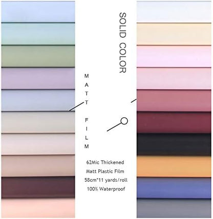 FWSA WRAPS Flower Wrapping Paper Roll Korean Floral Bouquet Packing Supplies Waterproof Fresh Flowers Gift Packaging Marterials (COLOR 17) 22.8 x 396 inches