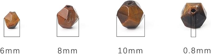 Faceted Natural Yellow Tiger Eye Stone Round Beads 10mm 36cm/Strand for Jewelry Making