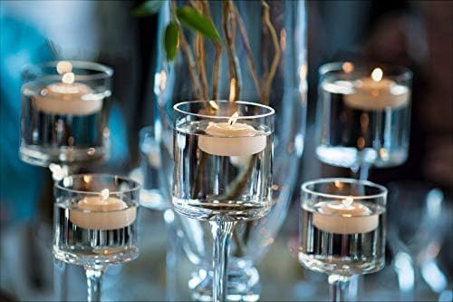 D'light Online Large Floating Candles 3 Inch Bulk Pack for Events for Weddings, Spa, Home Decor, Special Occasions and Holiday Decorations - (Ivory, Set of 24 Pieces Per Case)