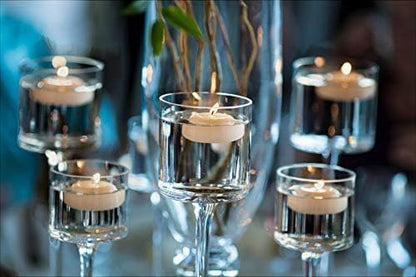 D'light Online Set of 72 Large 3 Inch Floating Candles Bulk Pack for Events, Centerpieces at Weddings, Spa, Pool, Home Décor, for Cylinder Vases, Special Occasions and Decor (Ivory)
