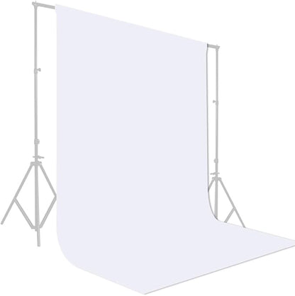 GFCC 10ftx10ft White Backdrop Background for Photography White Photo Booth Backdrop for Photoshoot Photography Background Screen Video Recording Parties Curtain