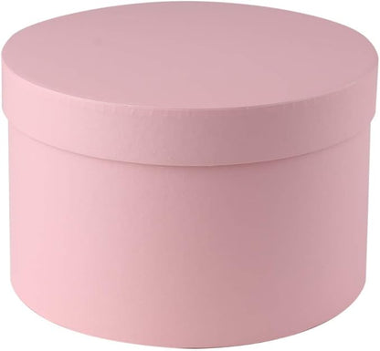 Briful Round Gift Boxes with Lids Set of 4 Pink Gift Box Assorted Sizes Nesting Gift Boxes for Presents Birthday Bridesmaid Wedding Valentines Christmas Party Favor Boxes