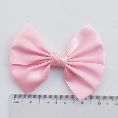 Chenkou Craft Mix Bulk 50pcs Ribbon Flowers Bows Craft Wedding Ornament Appliques A0241