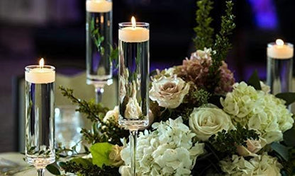 D'light Online Floating Candles Bulk Pack for Events, Weddings, Spa, Home Decor, Special Occasions and Holiday Decorations (Large - 3" (Set of 108), Ivory)