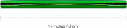 RUSPEPA Green Metallic Wrapping Paper - Solid Color Paper Perfect for Wedding, Birthday, Christmas, Baby Shower - 17 Inches X 32.8 Feet