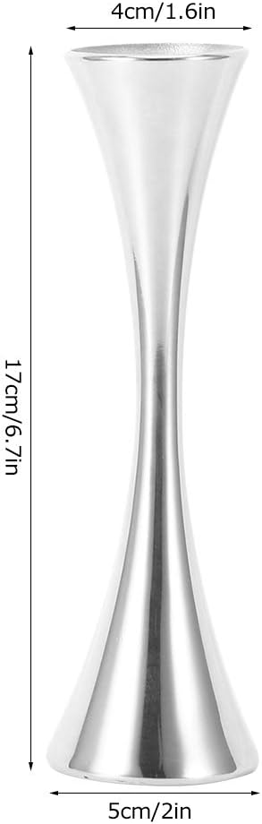 Keenso Modern Stainless Steel Flower Vase, Beautiful Wedding Table Centerpieces for Home Decoration
