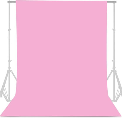GFCC Pink Backdrop - 8FTX10FT Polyester Pink Photo Backdrop for Photoshoot Background for Photography Screen Video Recording Picture Background