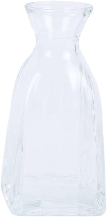 Zerodis Glass Bud Vases, Vases Vintage Elegant Small Flower Wedding Banquets Table Setting Decorative for Birthday Anniversary Tabletop Decor Glass Bud,Transparent
