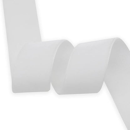 Nylon Velvet Ribbon Single Faced,1 Inch X 25Yards Spool (White)