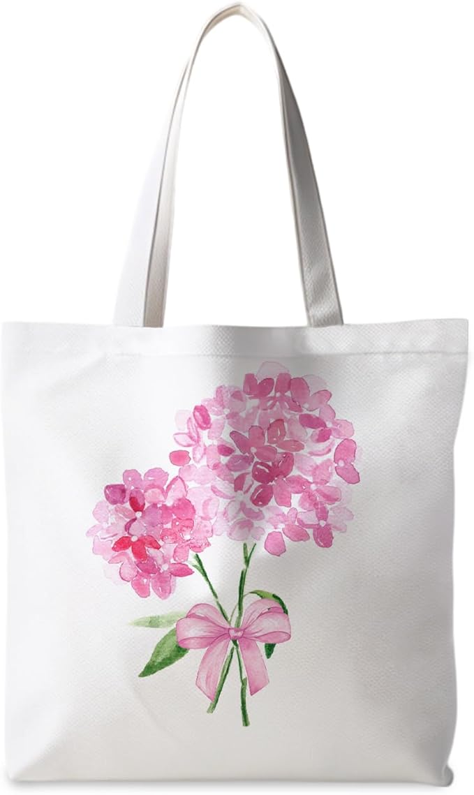 Floral Tote Bag, Floral Bag for Women, Reusable Grocery Bags Shopping Bags