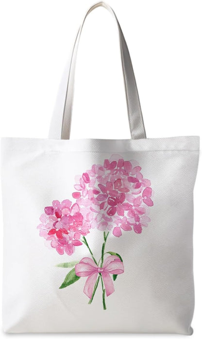 Floral Tote Bag, Floral Bag for Women, Reusable Grocery Bags Shopping Bags