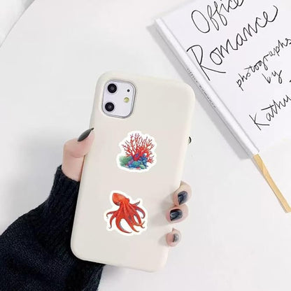 1000 Pcs Ocean Animal Stickers Bulk 2 Roll 1 Inch,Under The Sea Stickers for Kids Classroom Boys Girls.Turtle Whale Shark Starfish Fish Sticker Pack Gift for Party Favors Book Water Bottles Laptop