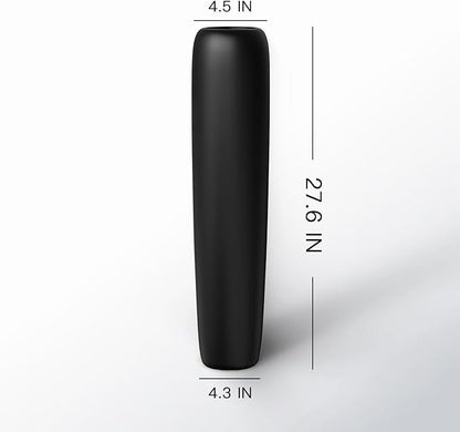 27.5" Black Vase for Home Decor - Tall Floor Vase for Living Room, Bedroom, Office - Elegant Minimalist Tall Vases for Large Dried Stems, Pampas Grass, Artificial Branches