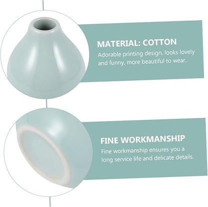 Cabilock Flower Container Desktop Decor Decorative Vase for Home Office Restaurant Ceramic Vase Unique Shape