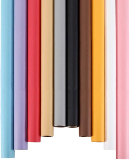 Huamei Seamless Photography Background Paper, Photo Backdrop Paper 8.9 x 36 Feet / 2.72 x 11 Meters, 272159 (Lite Blue)