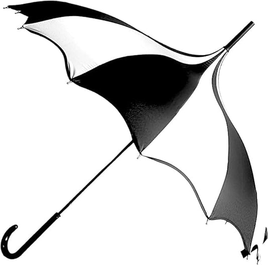 Full Size Dark Wing Pagoda Umbrella - Ideal for All Weather, Perfect for Vampires, Gothic Enthusiasts, and Lovers of Unique Bat Wing Style