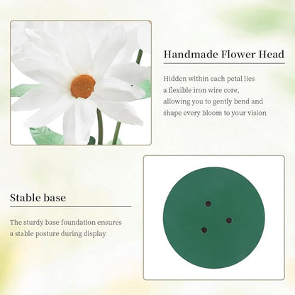 maytopia Giant Flowers for Decoration, Large Foam Flower Artificial Daisy Flowers for Birthday Party Bridal Shower Wedding Graduation Shop Window Backdrop Decor