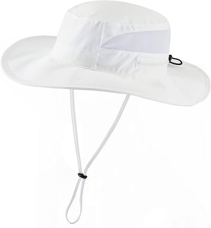 Connectyle Women's UPF 50+ Sun Hat UV Protection Wide Brim Bucket Hat Summer Beach Hats Fishing Hiking Outdoor Safari Hats