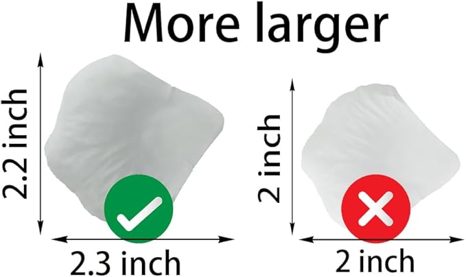 1500 PCS Separated White Rose Petals for Weddings, White Silk Flower Petals for Valentine's Day Decorations,Rose Petals for Romantic Night for Him Set