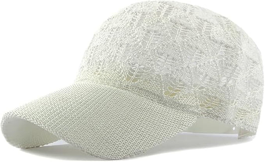 FASHIXD Knit Mesh Baseball Cap for Women - Breathable Summer Trucker Hat