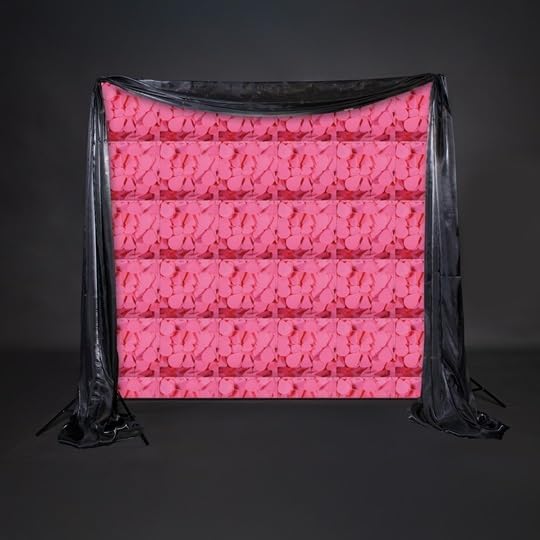 Anderson's Hot Pink Vinyl Floral Sheeting, 36 inch x 15 feet, Rain-Proof, Flame-Retardant, Easy to Use, Perfect for Parade Floats, Weddings, Parties, Prom, Homecoming, Photo Backdrop, Tables and More