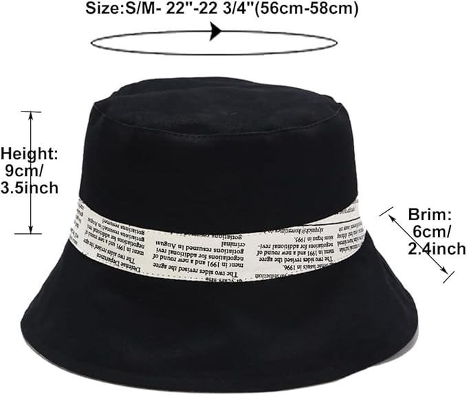 Quanhaigou Bucket Hat for Men Women,Packable Reversible Printed Sun Hats,Fisherman Outdoor Summer Travel Hiking Beach Caps