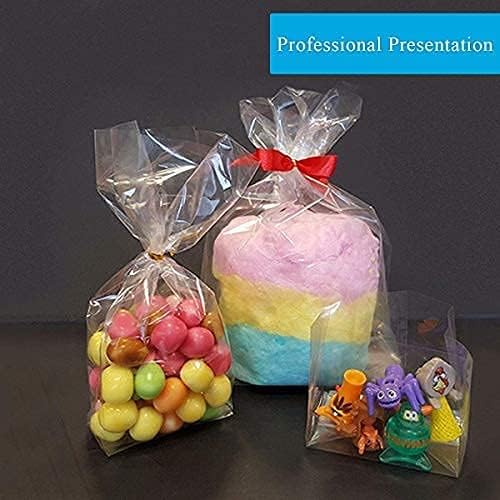 JOYIT 220 ft Clear Cellophane Wrap Roll (35 in x 220 ft) - 3 Mil Thickness Cellophane Roll, Cellophane Bags Large, Clear Wrapping Paper for Flower Gift Baskets Wrap (35" fold into 17.5")
