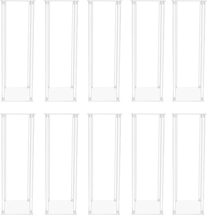 10PCS Flower Display Stand,Acrylic Wedding Centerpieces Vase Column Flower Holder,23.62inch High Freestanding Floral Display Rack for Party,Birthday&Event Decor
