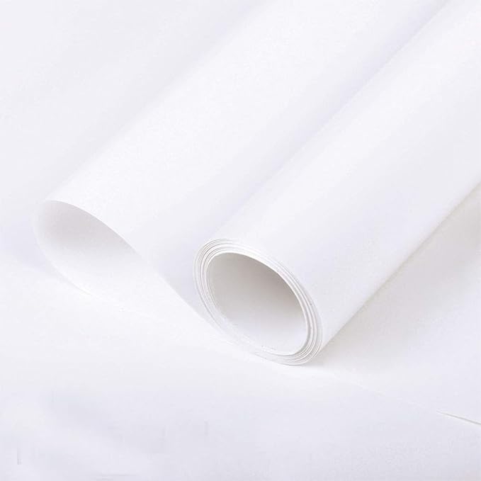FWSA WRAPS Flower Wrap Paper Rolls White Korean Floral Bouquet Wrapping Paper Supplies Waterproof Fresh Flowers Gift Packaging Marterials (COLOR 1) 22.8 x 396 inches