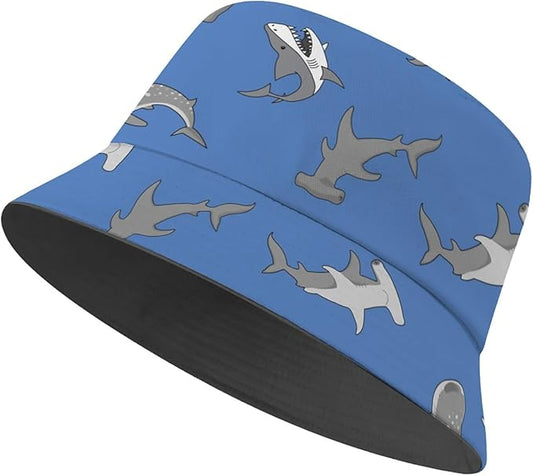 Bucket Hat for Women Men Unisex Sun Cap Packable Outdoor Fisherman Hat Headwear,Reversible Double-Side-Wear