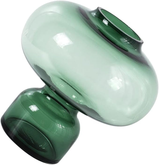 Elegant European Glass Flower Vase Gourd Shape Decorative Household Centerpiece for Tulips and Dancing Orchids for Home Decor