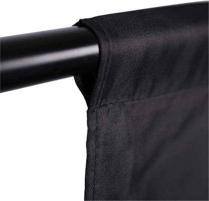 GFCC 8FTX10FT Black Backdrop Background for Photography Photo Booth Backdrop for Photoshoot Background Screen Video Recording Parties Curtain