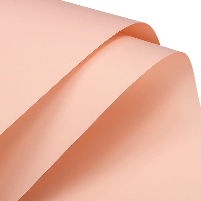 MECCANIXITY 10 Pcs Flower Wrapping Paper 22.8x22.8 Inch Waterproof Florists Wrapping Paper for Florist Bouquet Supplies, DIY Crafts, Gift/Gift Box Packaging Pink