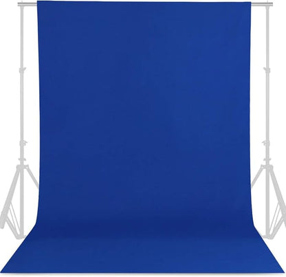 GFCC Royal Blue Backdrop - 8FTX10FT Polyester Blue Photo Backdrop for Photoshoot Background for Photography Screen Video Recording Photo Background