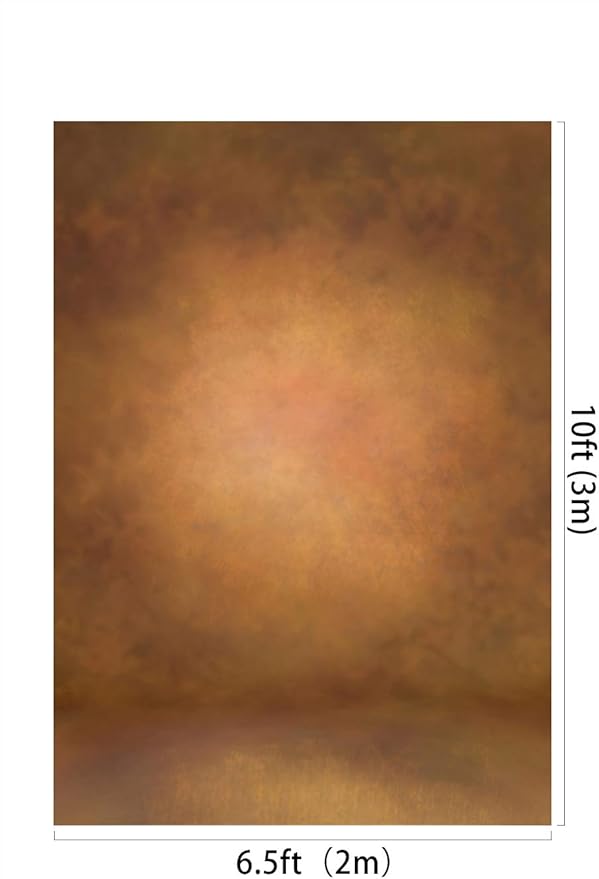 Kate 6.5×10ft Abstract Brown Photo Backdrop Old Master Texture Background Portrait Photography Backdrops for Photographer Head Shots Microfiber