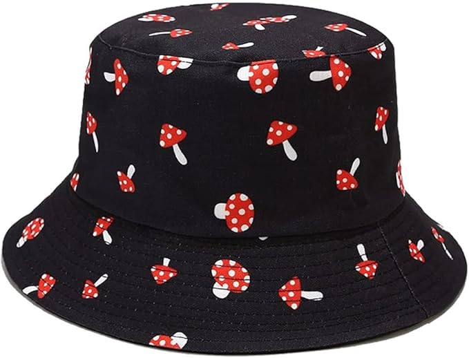 Quanhaigou Bucket Hat for Men Women,Packable Reversible Printed Sun Hats,Fisherman Outdoor Summer Travel Hiking Beach Caps