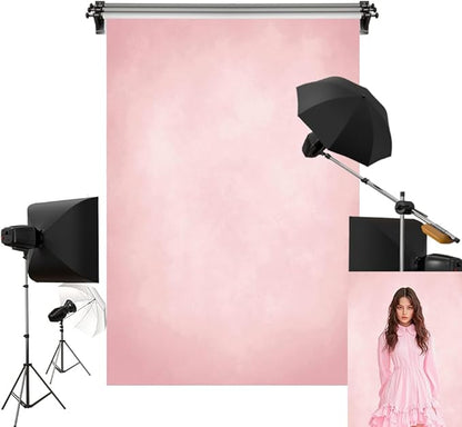Kate 6.5x10ft/2x3m Pink Backdrops Abstract Sweet Girls Pink Seamless Portrait Background Photo Studio Props