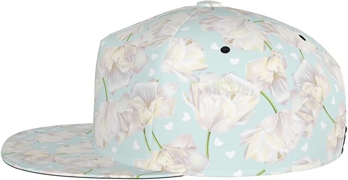 Tulip Flower Baseball Cap for Women Baseball Caps Flower Hat Tulip Baseball Hats Womens Cap for Outdoor