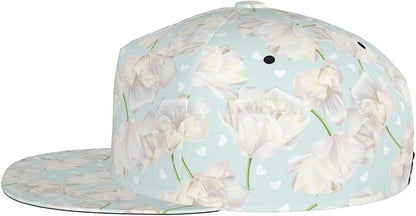 Tulip Flower Baseball Cap for Women Baseball Caps Flower Hat Tulip Baseball Hats Womens Cap for Outdoor